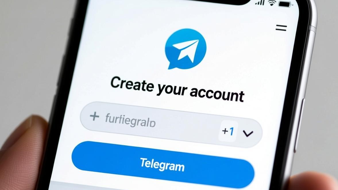 Telegram新账号注册输入手机号界面