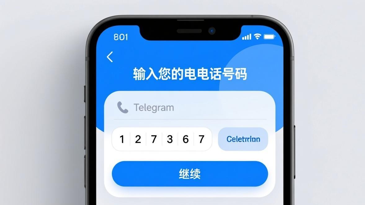 Telegram登录失败错误提示示意